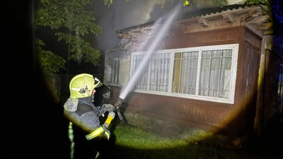 Пожежа, Надвірна, рятувальник, Франківщина