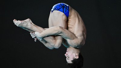 Марк Гриценко у фіналі Кубка світу зі стрибків у воду в Монреалі