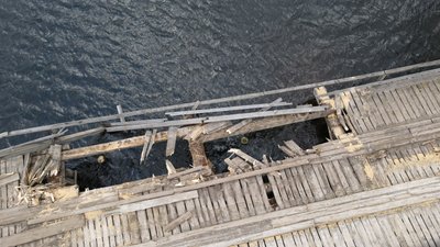 Міст у Коропський громаді, який провалився під фурою, відремонтують до кінця року
