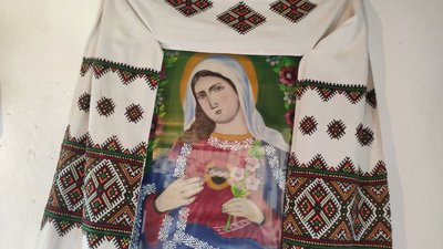 Ікона в бабусиній хаті Марії Маладики Ікона в бабусиній хаті Марії Маладики