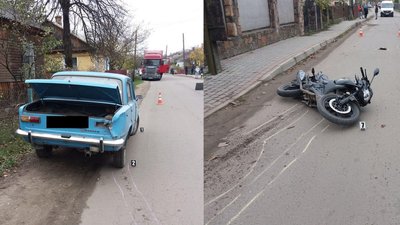 На мотоциклі – без шоломів: на Рівненщині в ДТП травмувались неповнолітні