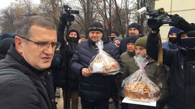 В Авдіївці зустріли перший за 6 років поїзд В Авдіївці зустріли перший за 6 років поїзд
