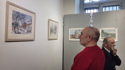 "Акварель краще пасує весні": Ігор Філик відкрив першу в Рівному персональну виставку "Акварель краще пасує весні": Ігор Філик відкрив першу в Рівному персональну виставку