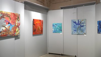 Говорити мовою мистецтва. У Франківську відкрили виставку абстракцій "Я можу…" Говорити мовою мистецтва. У Франківську відкрили виставку абстракцій "Я можу…"