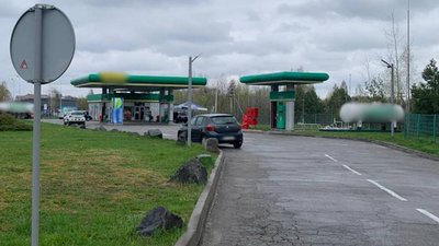 поліція, кримінал, підозра, погороза підпалу, АЗС, всевдовійськовий