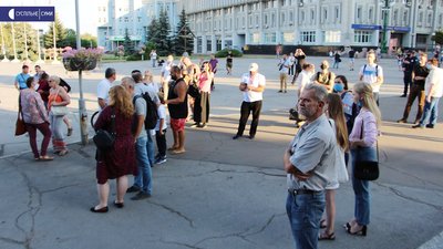Акція "Живе Білорусь" відбулася у Сумах Акція "Живе Білорусь" відбулася у Сумах