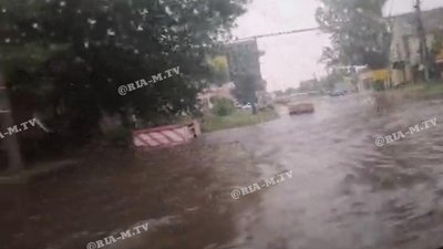 У Мелітополі Запорізької області сталося затоплення