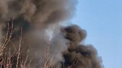 Дим після вибуху Україна