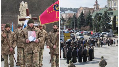 Прощання з матросом Анатолієм Морозюком у Кременці Прощання з матросом Анатолієм Морозюком у Кременці