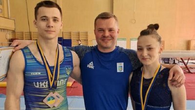 На чемпіонаті України зі спортивної гімнастики дніпряни здобули сім медалей