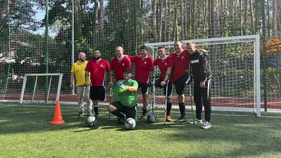 ампфутбол, ветерани, адаптивний спорт, Титани, тренування, Чемпіонат України