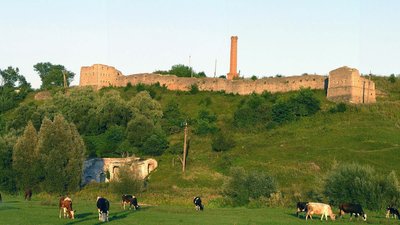 Рештки замку у Сатанові. Фото: Вікіпедія. Петро Власенко. Рештки замку у Сатанові. Фото: Вікіпедія. Петро Власенко.