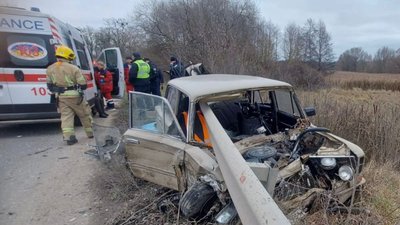 Місце ДТП у Гайсинському районі