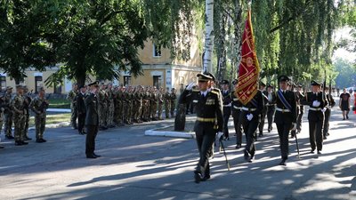 У Житомирі склали присягу півтори сотні офіцерів запасу У Житомирі склали присягу півтори сотні офіцерів запасу