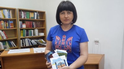Головна спеціалістка обласного відділу міністерства у справах ветеранів Ірина Сказків Головна спеціалістка обласного відділу міністерства у справах ветеранів Ірина Сказків