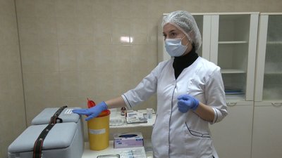 Перший день вакцинації на Волині Перший день вакцинації на Волині
