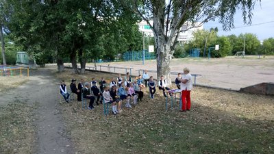 Уроки просто неба у кропивницькій школі Уроки просто неба у кропивницькій школі