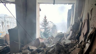 Наслідки обстрілів Донеччини 16 лютого Наслідки обстрілів Донеччини 16 лютого