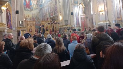 У Тернополі попрощалися із військовослужбовцем Андрієм Теребієм