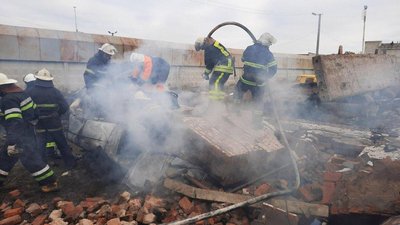 Вибух на газорозподільній станції у Харківській області: фото з місця події