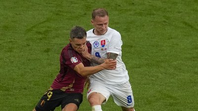 Євро-2024 з футболу: Півзахисник Ондрей Дуда в матчі Бельгія — Словаччина, 17 червня.