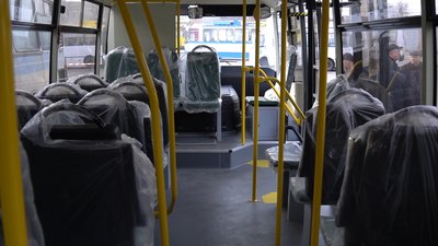 Нові автобуси зсередини Нові автобуси зсередини
