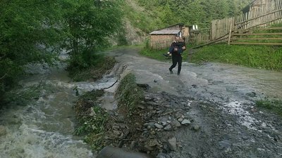 Підтоплення у селі Кохан на Верховинщині