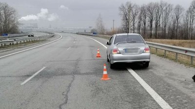 У Житомирській області на трасі Київ – Чоп легковик збив жінку
