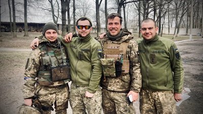 Охтирчани провели в останню путь артилериста Валентина Перевертайла