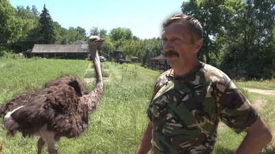 Один серед страусів та черепах: як живе єдиний житель хутора на Чернігівщині, якого нема на мапі