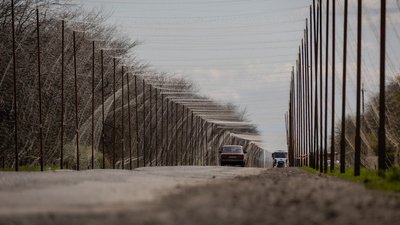 Антидронові сітки, дороги, Дніпропетровщина