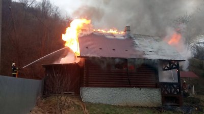 Пожежа в лазні на Закарпатті