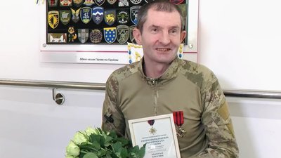 Військовий Анатолій Степчук з Рівненщини отримав "Золотий Хрест" головнокомандувача ЗСУ