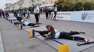 Вуличні змагання з літнього біатлону у Луцьку Вуличні змагання з літнього біатлону у Луцьку