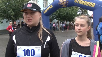 Вперше в Ужгороді провели всеукраїнський забіг за героїв України