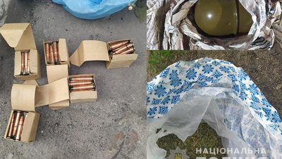 На Хмельниччині поліцейські вилучили у 40-річного чоловіка боєприпаси та наркотики