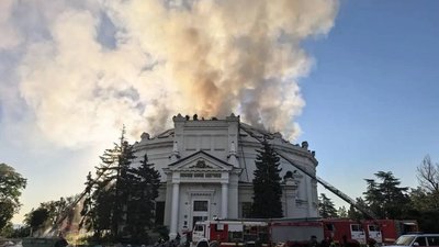 У Севастополі заявили про пошкодження музею-панорами після атаки безпілотників