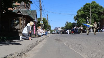 В Охтирці поховали стрільця з Великописарівщини Дмитра Кривоноса