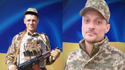Полеглі військові Іван Косован і Богдан Танасюк