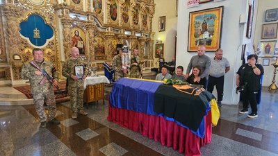 У Полтаві попрощалися із військовим Олексієм Шевченком