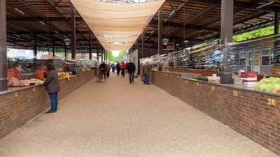 Центральний ринок Сум відкрився після карантину (прямий ефір)