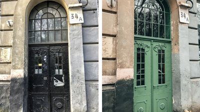 У Львові відновили історичну металеву браму У Львові відновили історичну металеву браму