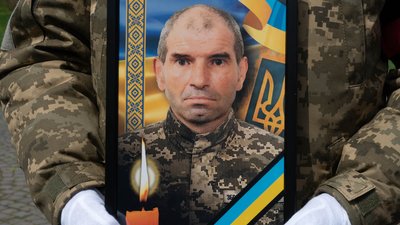 Прощання із захисником Віктором Сабіровим