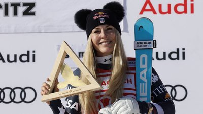 Ліндсі Вонн, американська гірськолижниця в олімпійському сезоні Кубка світу 2025/26