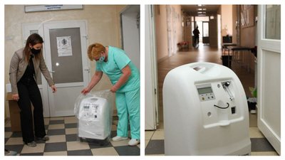 Обласній дитячій лікарні за гроші благодійників купили кисневий концентратор