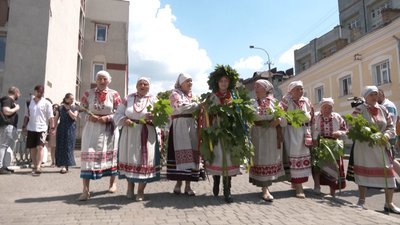 У Рівному вперше провели обряд водіння Куста, який притаманний Поліссю