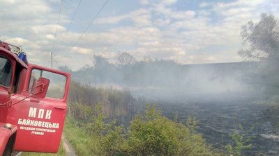 У громаді на Тернопільщині вдруге гасили сухий очерет