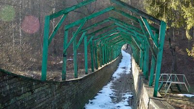 Єдина дерев’яна санна траса в Україні