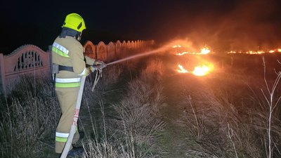 На Миколаївщині горіло сміття і сухостій На Миколаївщині горіло сміття і сухостій