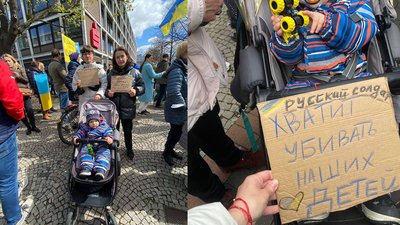 Харків'яни у Ганновері приєдналися до акції проти вторгнення Росії в Україну Харків'яни у Ганновері приєдналися до акції проти вторгнення Росії в Україну